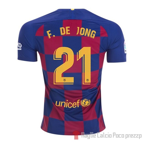 Maglia Barcellona Giocatore F.de Jong Home 2019/2020 - Clicca l'immagine per chiudere